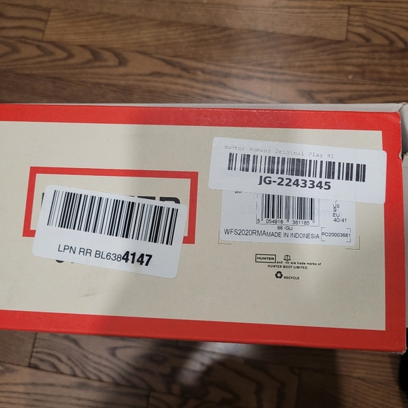 Hunter Play Boot Short Size 9 Black - Picture 9 of 11